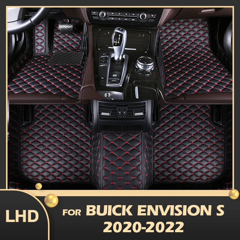 

Car Floor Mats For Buick Envision S 2020 2021 2022 Custom Auto Foot Pads Automobile Carpet Cover Interior Accessories
