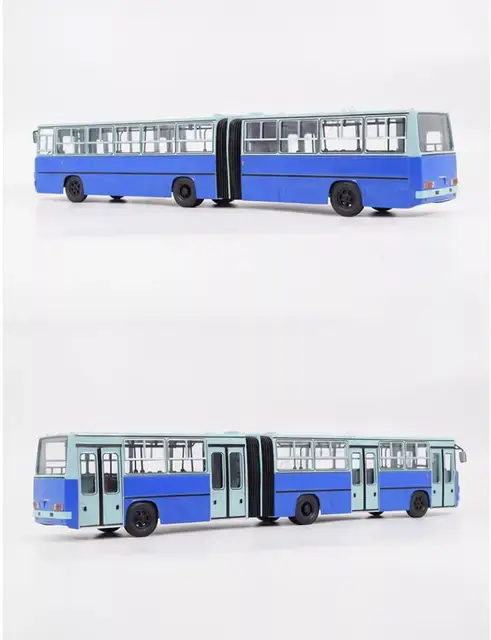  APLIQE Scale Model Vehicles for Russian Bus IKarus-280 Double  Section Alloy Car Model Collection Souvenir Decoration 1:43 Sophisticated  Gift Choice : Toys & Games