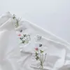 Pure White Bedding Sheet Floral Embroidery Flat Sheets 100% Cotton Bedding Luxury Bedspread Home Textiles Queen King Size 4