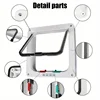 Pet Cat Dog Door Hole Two-way Safety Flap Door Control Free Entry Exit Practical Small Medium Pet Home Door for Glass Panels 3