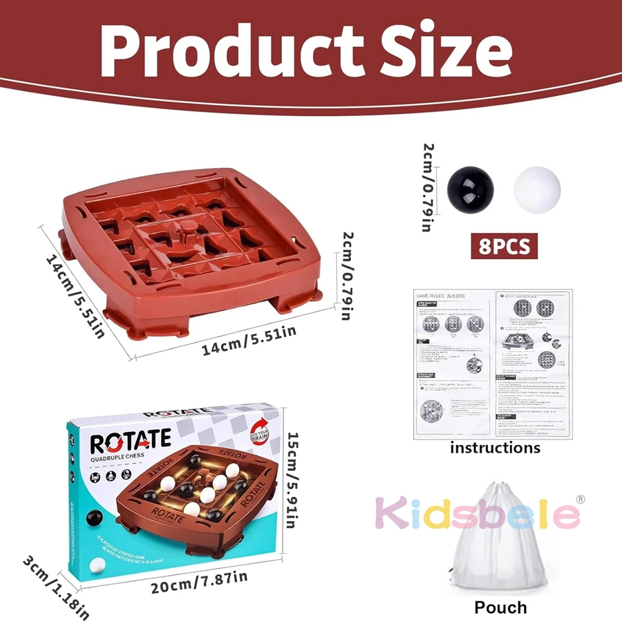 Track Logic Chess Fun Game Table Top Orbital Logic Chess Game Family-Child Intelligence 2 Player Strategy Board Games