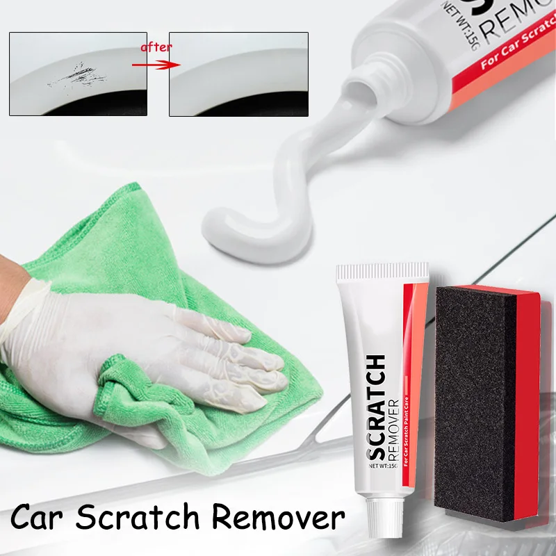 

Car Scratch Remover Paint Care Tools Auto Polishing Paste with Sponge Car Body Paint Care Kit Anti Scratch Wax Remove Oxidation