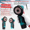 12V Brushless / Brushed Angle Grinder Lithium Battery 19500Rpm Cordless Mini Polishing Machine Diamond Cutting Grinder Tools 2