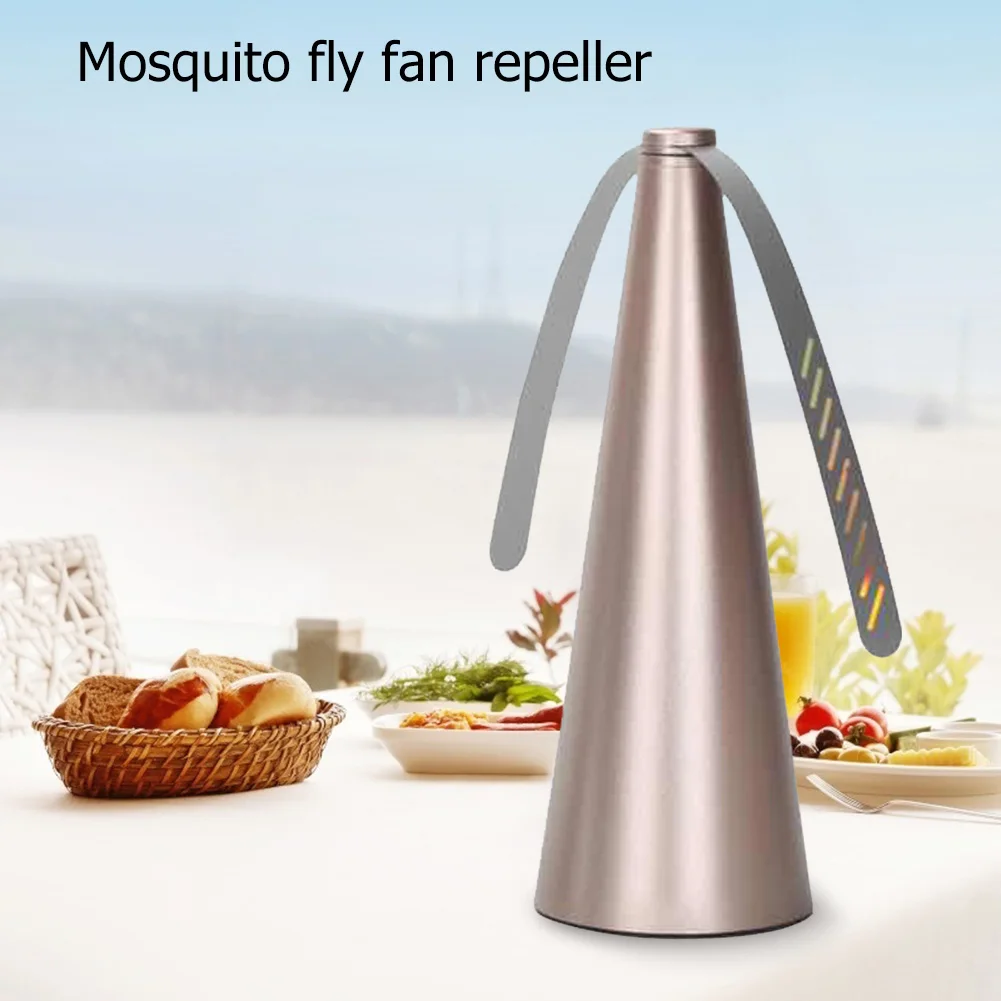 Mosquito Repellent Fan USB Or AA Battery Powered Insect Fly Repeller Fans Portable Pest Control for Indoor Outdoor Dining