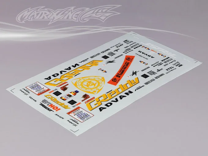 Pièces carrosserie RC personnalisables - Autocollant, abat-jour, boîtier PC