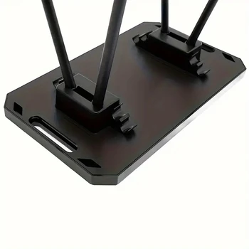 1pc Outdoor Camping Folding Stool, Lightweight Stool Aluminum Stool With Storage Bag, For Fishing Camping Picnic 5