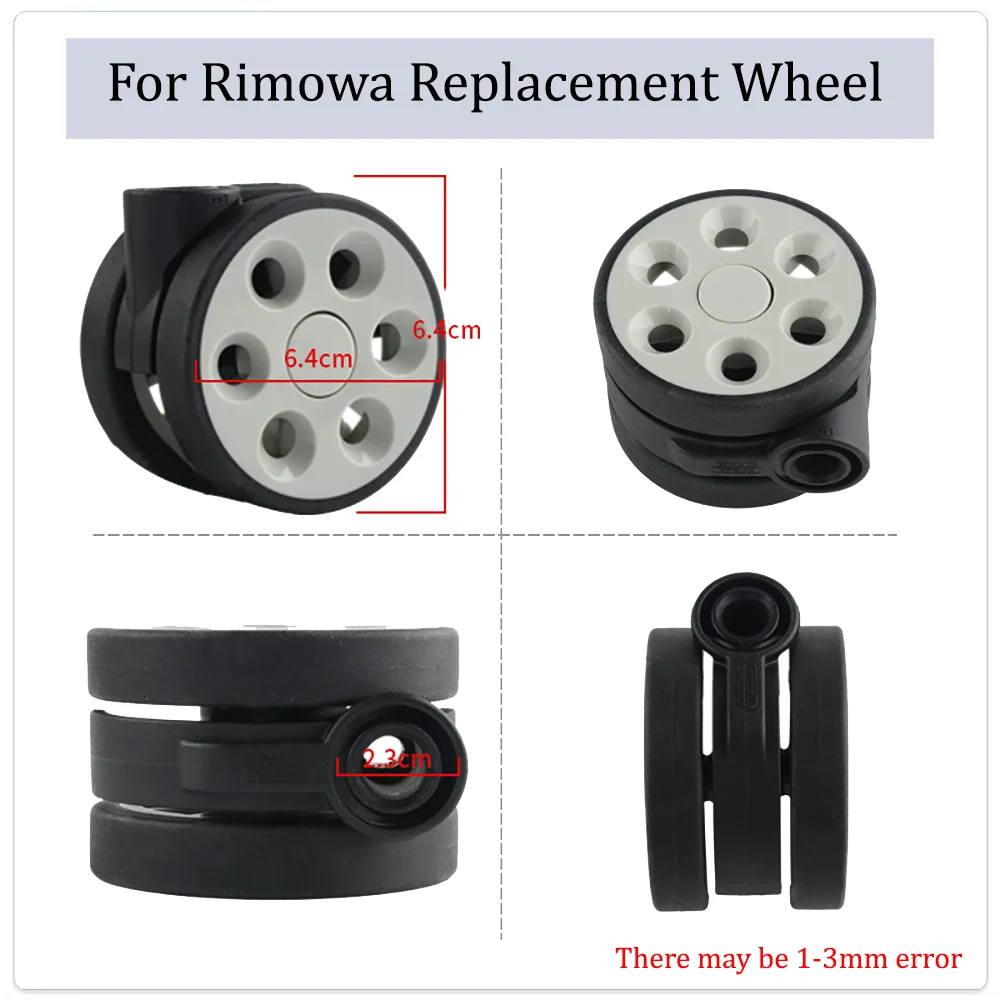 

Suitable For Rimowa Trolley Case Suitcase Wheel Universal Wheel Suitcase Silent Wear-Resistant Roller Pulley Maintenance Parts