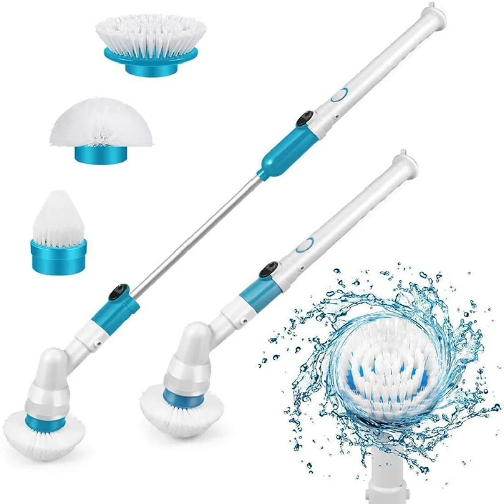 Adjustable Waterproof Electric Cleaning Turbo Scrub Brush Cleaner
