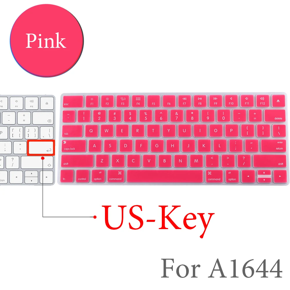 Rainbow Gradient Silicone Keyboard Cover - Protective Skin