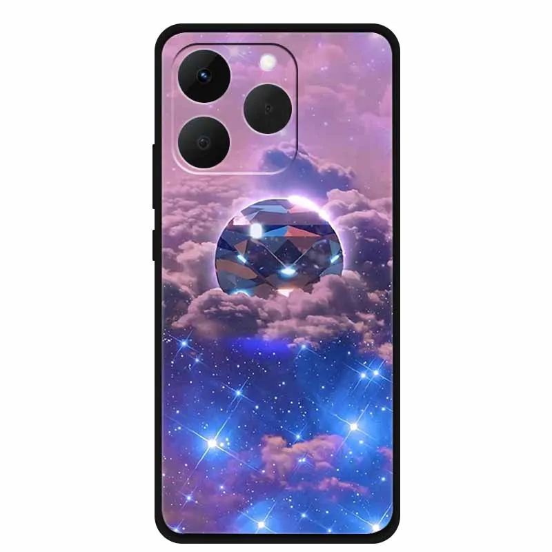 Sleek Black Silicone Phone Case - Soft TPU Protective Bumper Cover