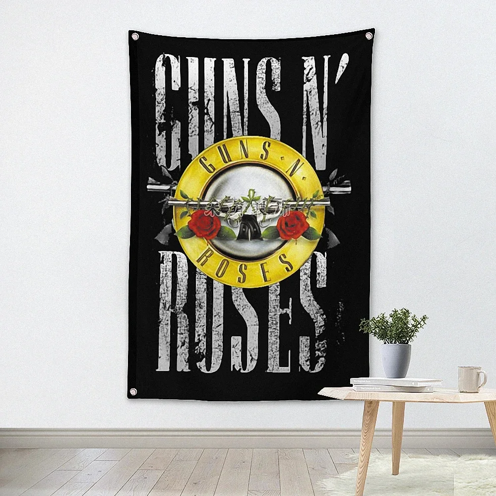 

Rock and Roll Stickers Hip Hop Reggae Posters Wall Hanging HD Printing Art Music Studio Home Decoration Banner Flag For Gift A5