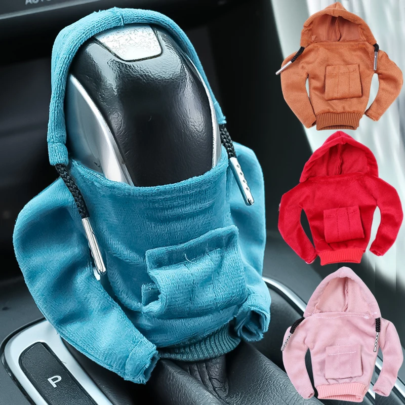 Fashion Hoodies Car Gear Shift Knob Cover Manual Handle Gear Shift Fashion Hoodies Car Gear Shift Knob Cover Manual Handle Gear Shift