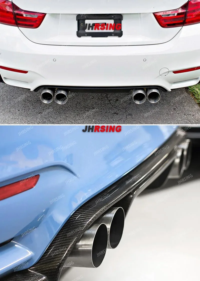 Edelstahl-Fahrzeugumbau Universeller Auspuff-Schalldämpfer Endrohr Auto-Modifikation für B-mw E90 Auspuffspitze W222 Rohr – Detail 9