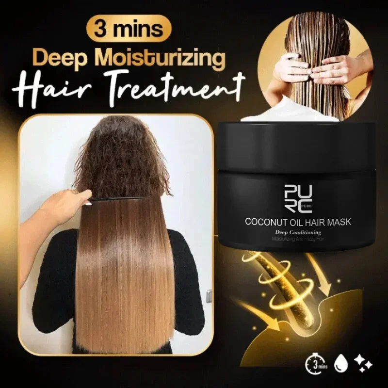 Hair Mask Keratin Collagen Pro Hair Mask Repair Dry Split Ends Frizzy Damaged Deeply Moisturize Soft Smooth Shiny Women Hair Care Products