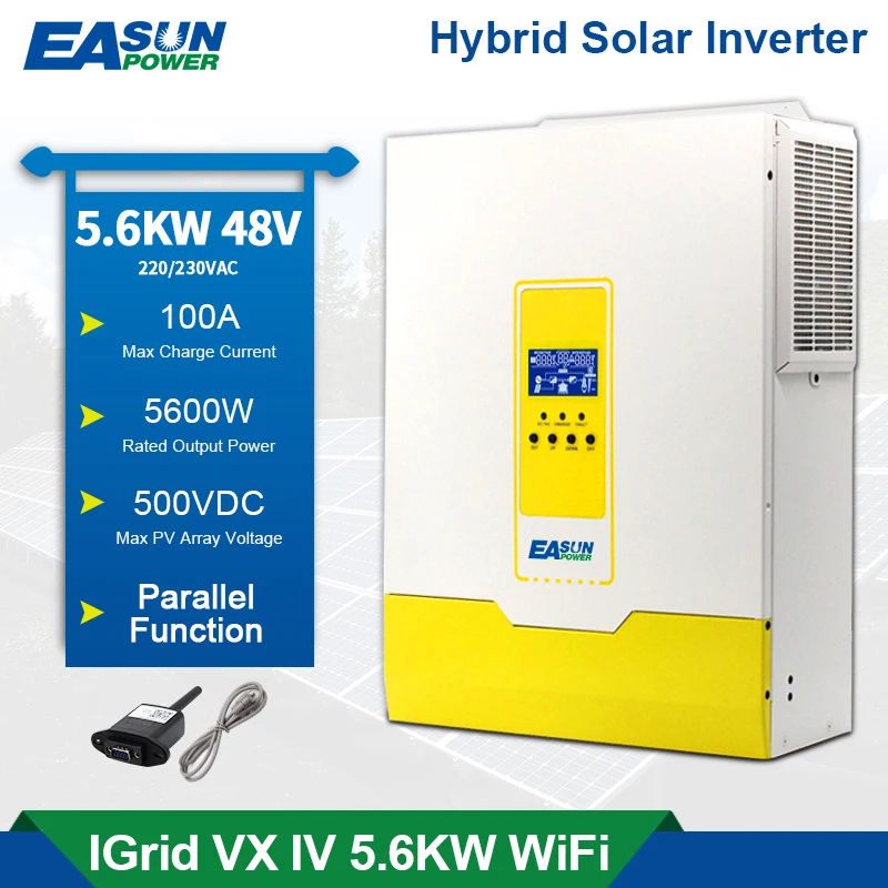 Hybrid Inverter 48v Mppt Parallel | Hybrid Solar Power Inverter 48v - 5.6kw  Mppt 220v - Aliexpress