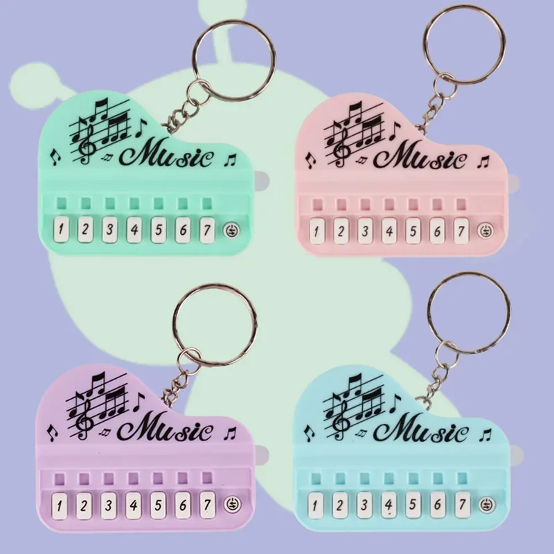Mini Music Electronic Piano Keychains
