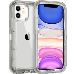 Ultimate Military - Grade Heavy Duty Transparent Shockproof Phone Case - 13MINI or12MINI (GRAY)