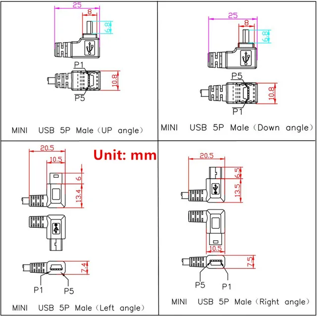 Cavo USB Mini Angolato 90° - Per Garmin GPS E Dash Cam, 1.5m - Foto 3