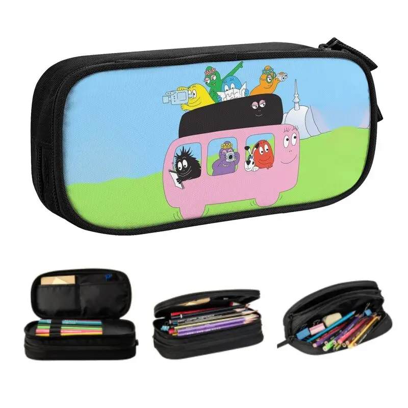 

Пеналы Kawaii barbapпа для мальчиков и девочек с героями мультфильмов
