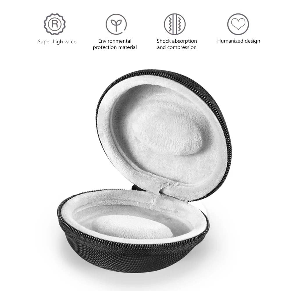 Portable Zipper Travel Watch Case Single Watch Storage Box Dust-proof for Samsung Galaxy Watch4 for Apple Watch Series 7 Huawei