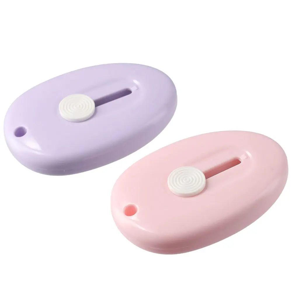 

3 Pcs 3 Pcs Box Cutter Retractable White Mini Opener Tool Purple Pink Envelope Slitter Office