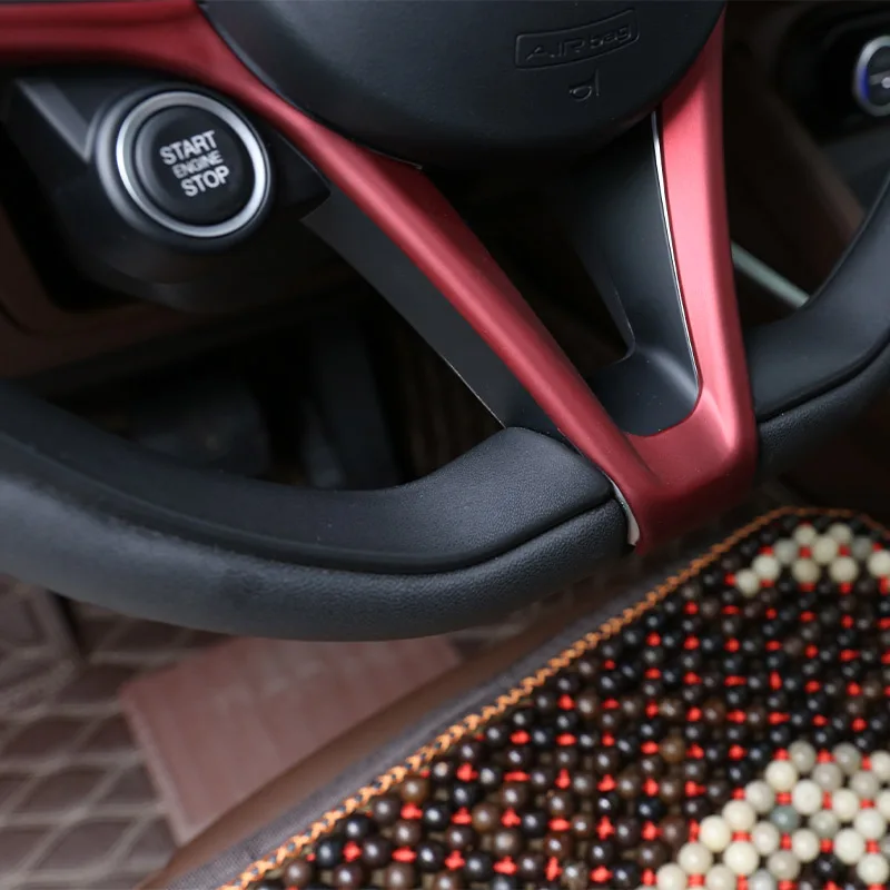 Decorazioni Volante In Carbonio Per Alfa Romeo Giulia/Stelvio - 2 Pezzi - Foto 14