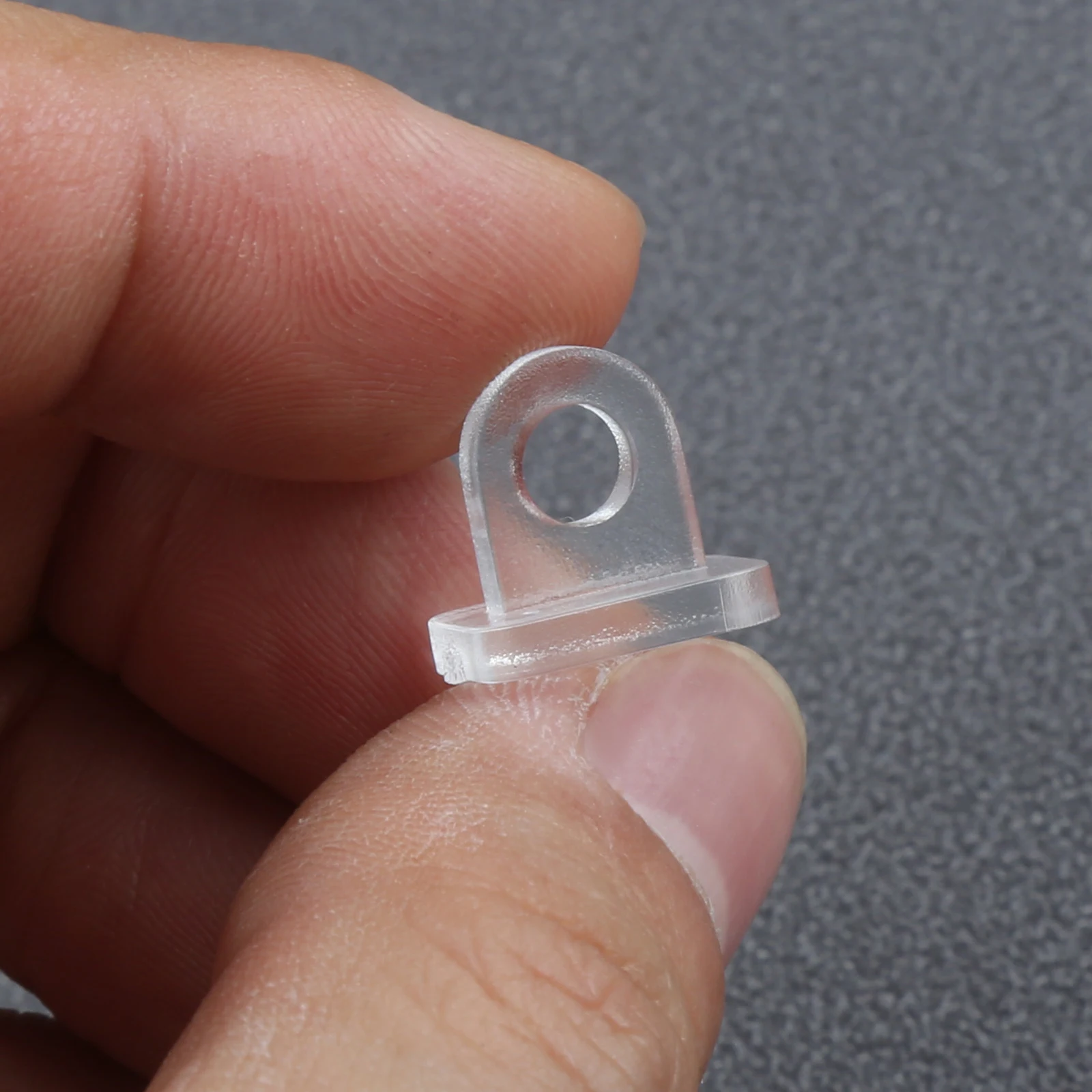 2 Sets Transparent Acrylic Hinge Hasps Lock Jewelry Box Suitcase Mini Doors Cabinet Latch Clear Clasp Buckles 41*16mm