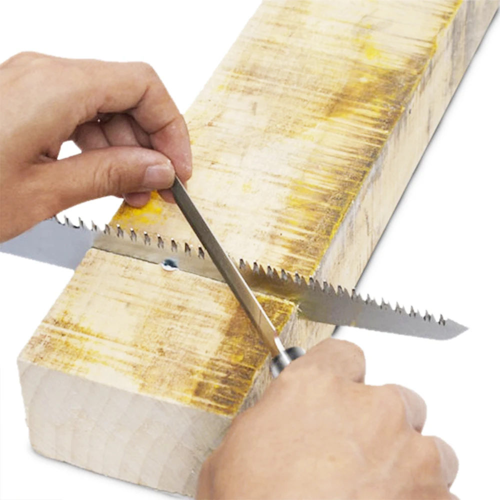 Description Picture 3 of item4/5 Inches Diamond Rhombic File Wooden Handle Metal Diamond Wood Carving Metal Glass Grinding Woodworking Garden