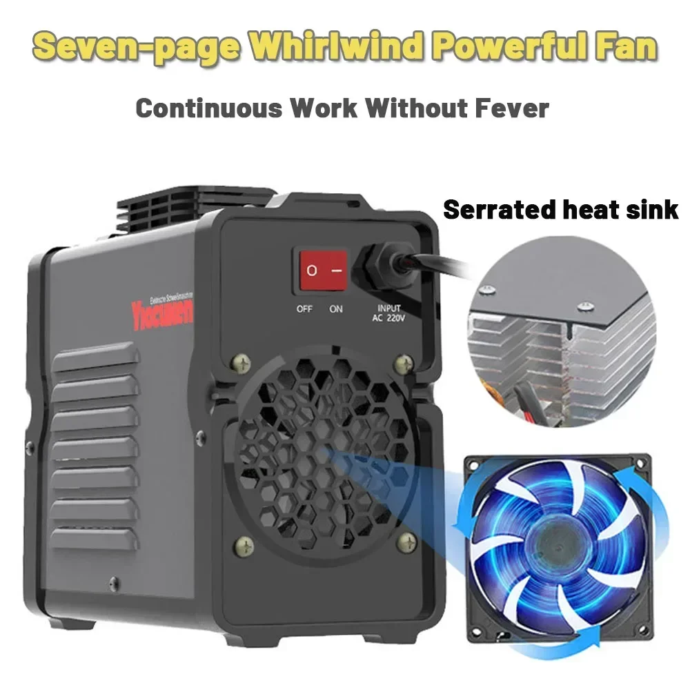 Portable 220V Arc Inverter Electric Welding Machine Industrial-Grade Household Small All-Copper IGBT Welder ZX7-315 20A-315A