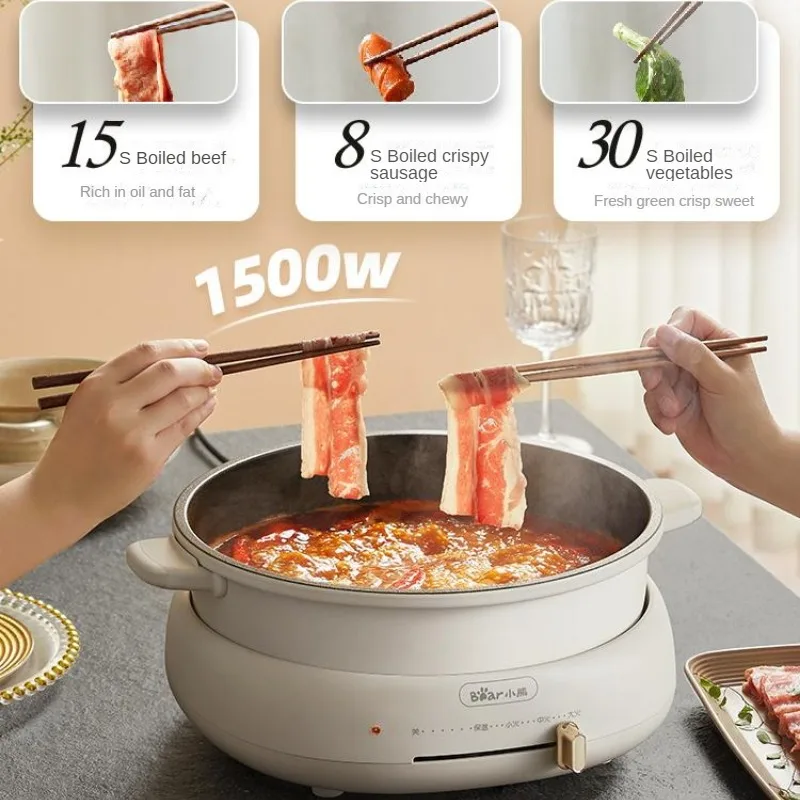 Electric Hot Pot Detachable Washable Electric Cooker Home Appliances for Kitchen Cocina Electrica Electromenager Cuisine kitchen electric grill home gas range barbecue oven indoor smokeless stainless steel parrilla electricaa detachable электрогриль