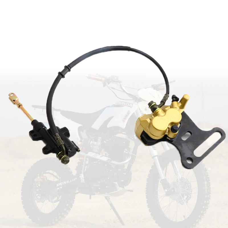 Motocross 12mm Hydraulic Rear Disc Brake Caliper System kit Fit For 110cc 125cc 140cc PIT PRO Dirt Bike Motorcycle Accessories disc brake caliper,motorcycle brake disc,motorcycle bolt screws