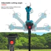 Extension Pole Brushless Cordless Electric scissors Pruner pruning Shears Efficient Fruit Tree Bonsai Pruning Branche Cutter 4