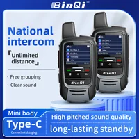 Binqi global PTT unlimited distance card fleet 5000 km 4G network single call group call scheduling POC walkie-talkie 2