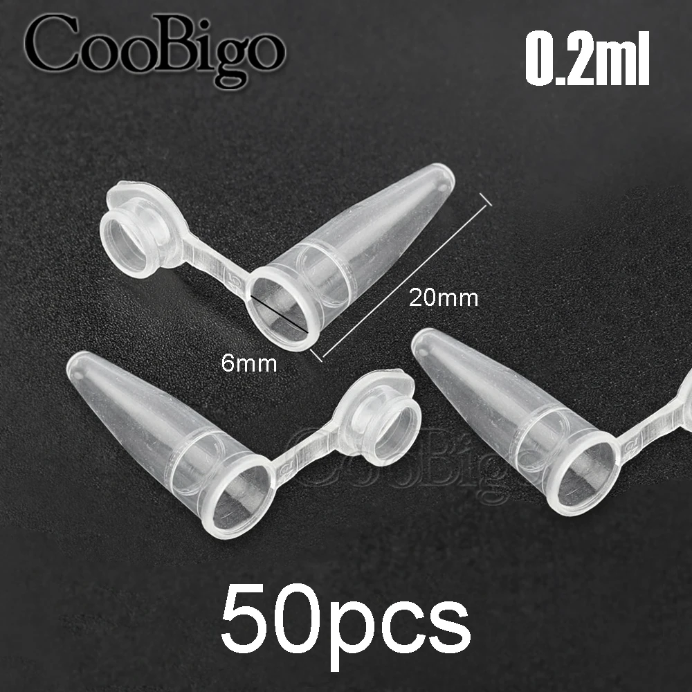 0.2-10ML Plastic Garden Seed Storage Bottles Centrifuge Tube Container with Cap
