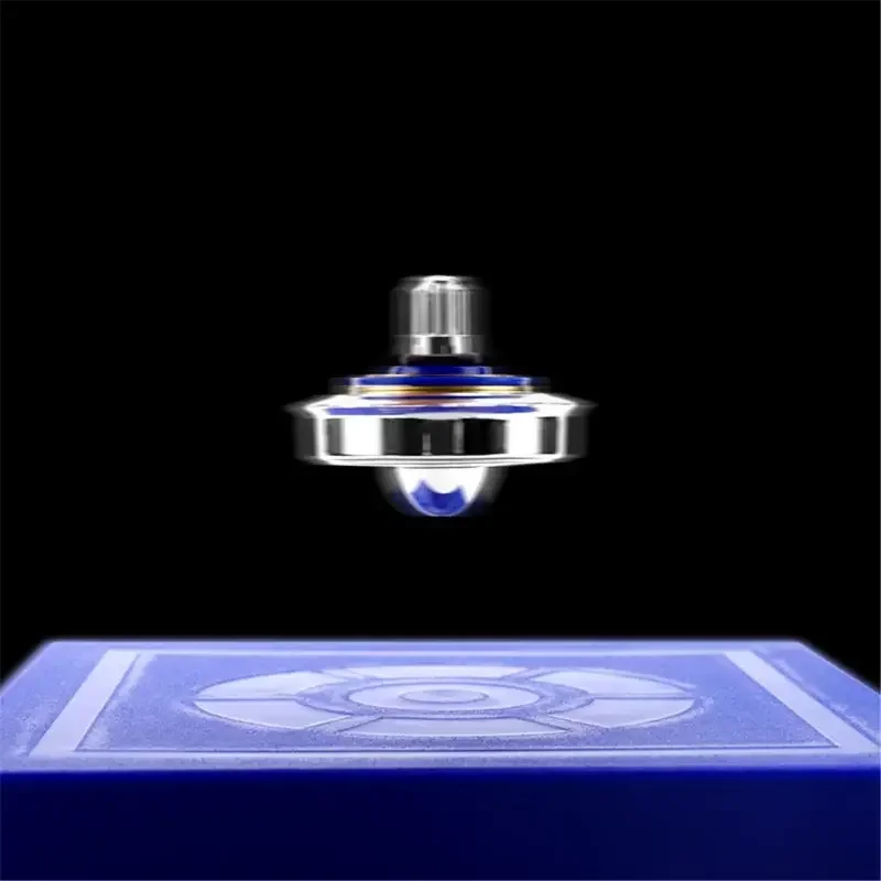

The new children's magnetic gyro levitating magic gyroscope UFO floating classic science teaching aids educational toys