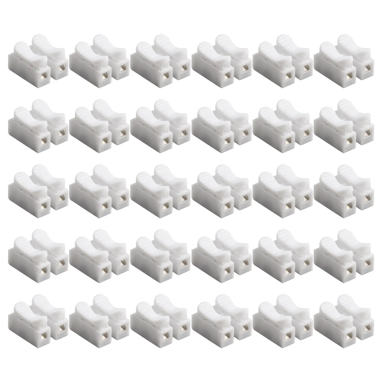 30Pcs Ch2 Spring Quick Wire Connector Morsettiera Connessione Affidabile Per Led Strip Light Installazione Facile E Veloce