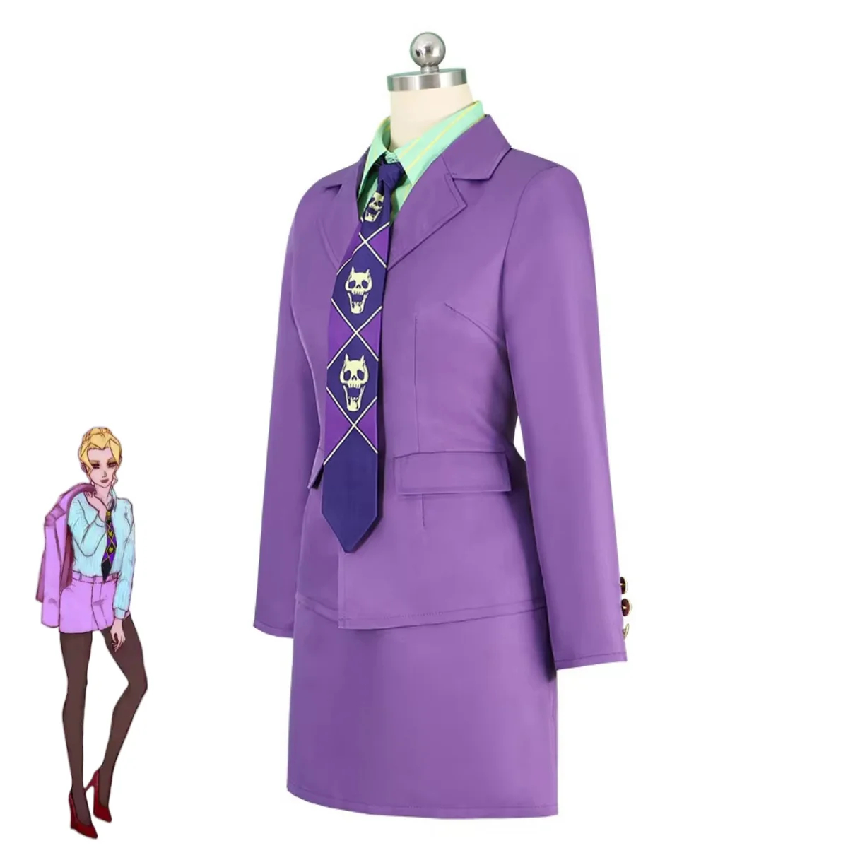 JoJo's Bizarre Adventure: Kira Yoshikage | Suit Cosplay Costume 20 JoJo's Bizarre Adventure Kira Yoshikage Suit Cosplay Costume