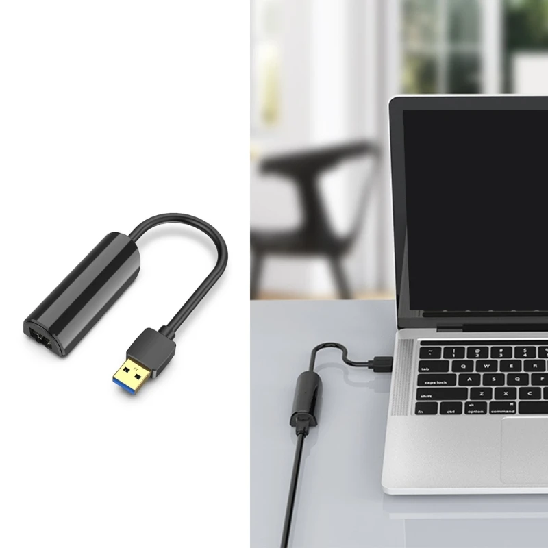 

RJ45 External Adapter USB to Gigabit Ethernet-LAN Adapter No Delay