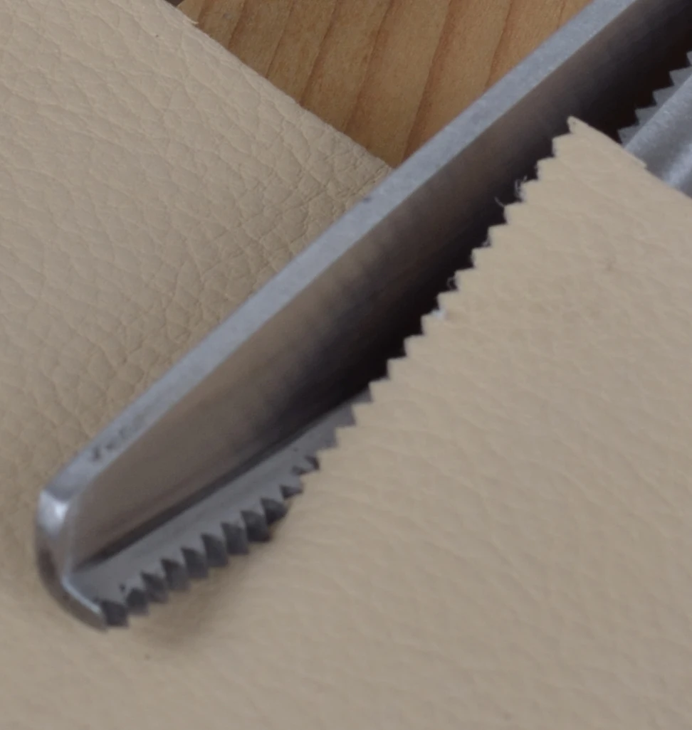 Handmade Triangle Serrated Edge Scissors for Hair and Tailoring - Lace and Wave Cutting Scissors