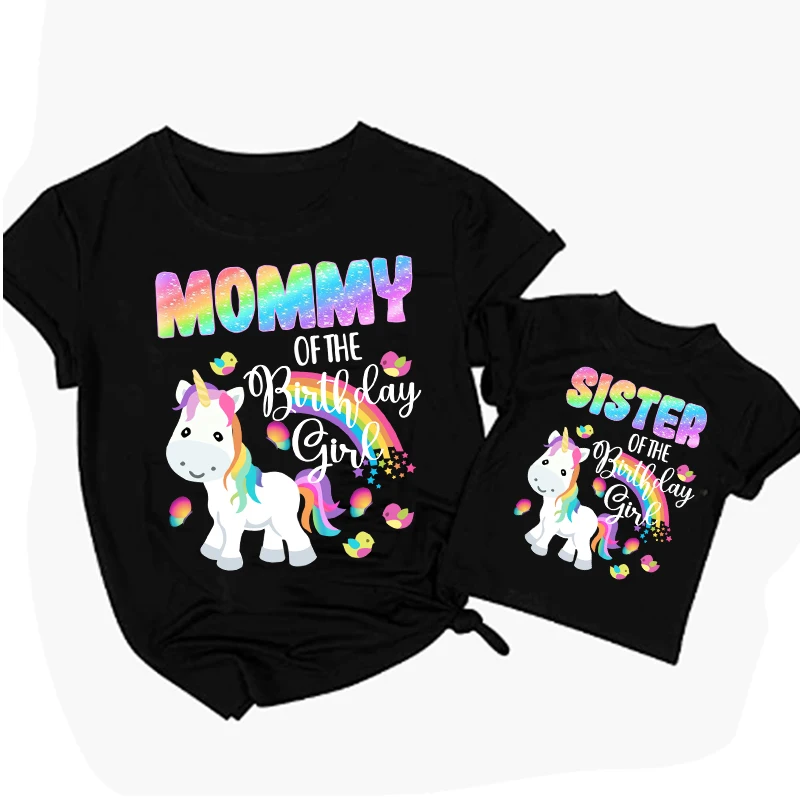 

Matching family unicorn Birthday girl T Shirts Personalized Unicorn Family Shirt 4th Matching Birthday Family Shirt 1st 2nd 6th