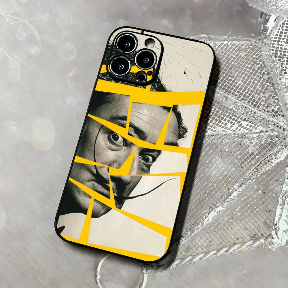 Custodia Per Telefono Per Iphone Salvador 15 14 Cellulare 13 11 Anti-Rapina 12 Pro Max Mini Xs X Dali Art Xr 7 8 Plus Se Cover