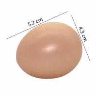 5/50 Pcs Plastic Fake Eggs Hen Hatching Simulation Laying Hen House Fake Eggs Farm Animal Supplies Children's Toys Painting Eggs 2
