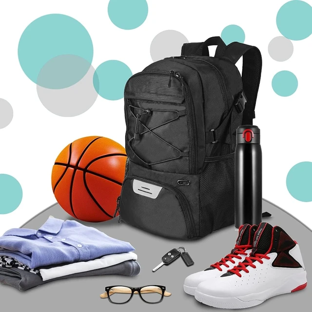 Mochila de baloncesto de gran capacidad para hombres y mujeres, bolsa de  computadora deportiva de viaje, mochila de hombro de entrenamiento  deportivo, mochila escolar para estudiantes - AliExpress