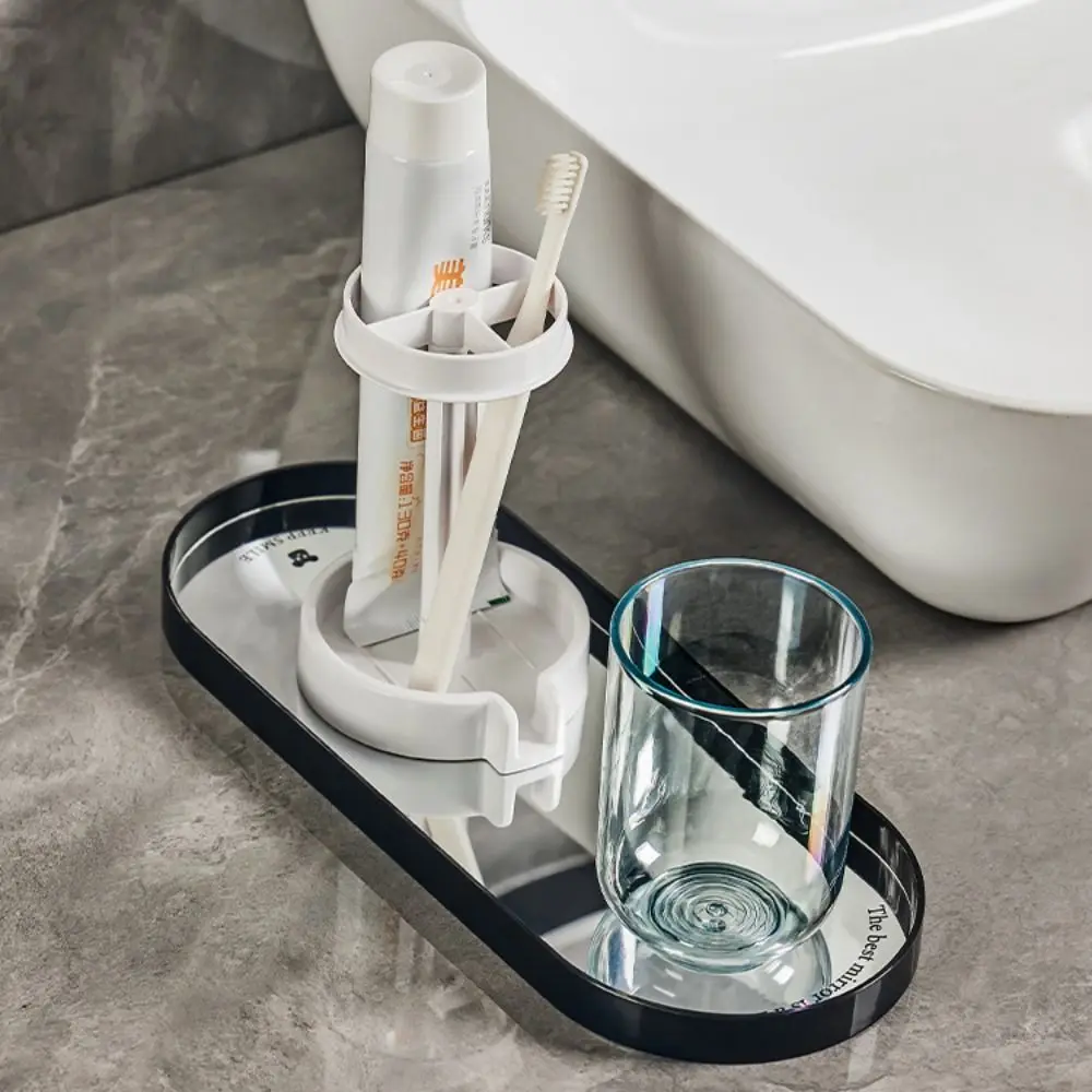 Dust-Proof Wash Cup Toothpaste And Toothbrush Rack Household Mouthwash Cup Set Toothbrush Holder Bathroom Organizer