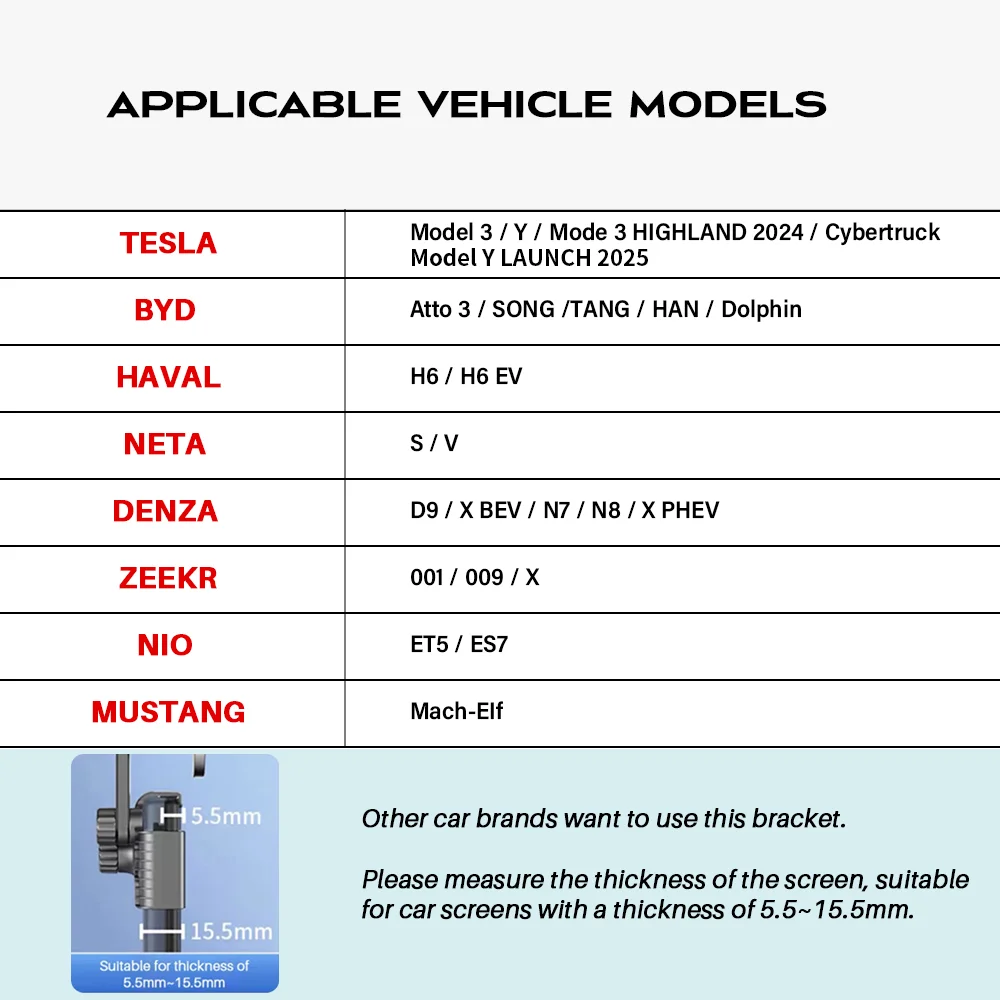 Qi2.2 25W Auto-Handyhalterung Magnetisches Kabelloses Ladegerät Kompatibel mit MagSafe für Tesla Model Y L JUNIPER 3 HIGHLAND 2026 – Detail 2