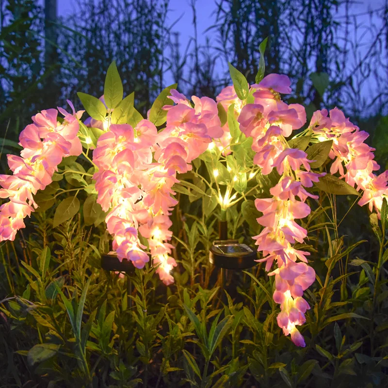 Solar Wisteria Garden Lamp 3