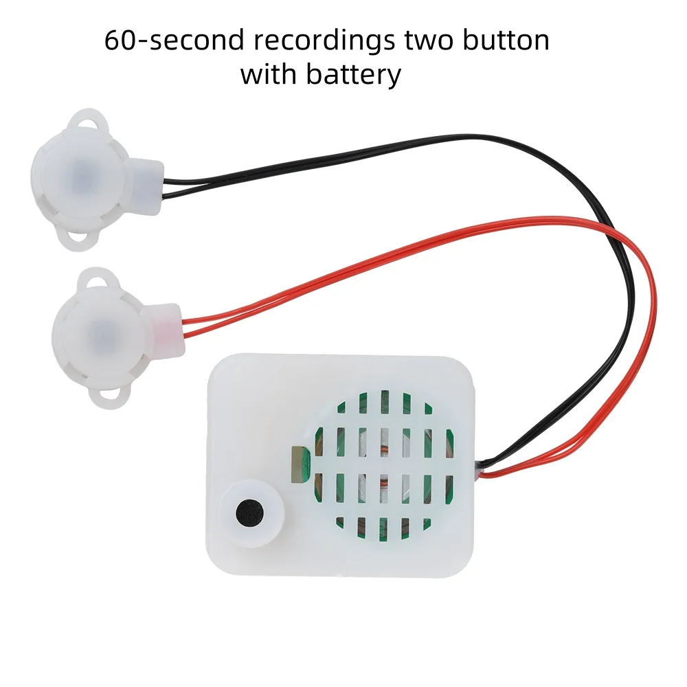 Recordable Sound Module for Plush Toys - Clear Voice Message Recorder