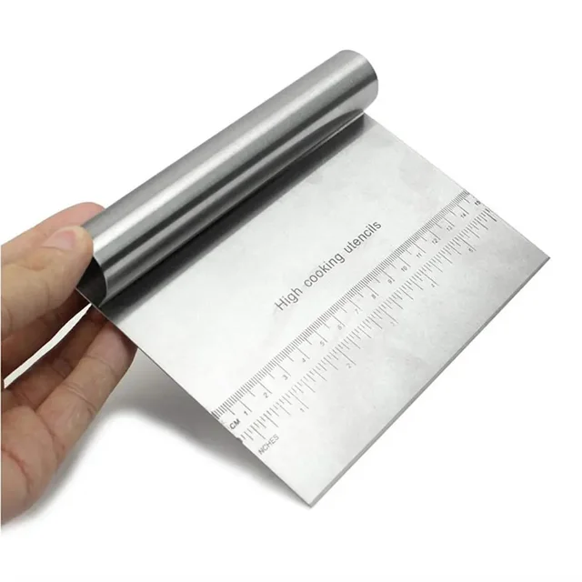 Stainless Steel Dough Scraper & Pizza Cutter 4