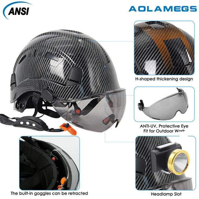 Carbon Fibre Hard Hat