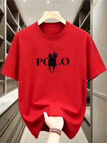Men's Summer Simple and Fashionable Casual Business Short Sleeved T-shirt Round Neck Solid Color Sports Quick Drying Top - Image 6
